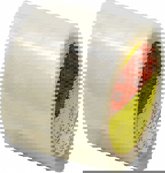 Packing Tape: Clear, Rubber Adhesive