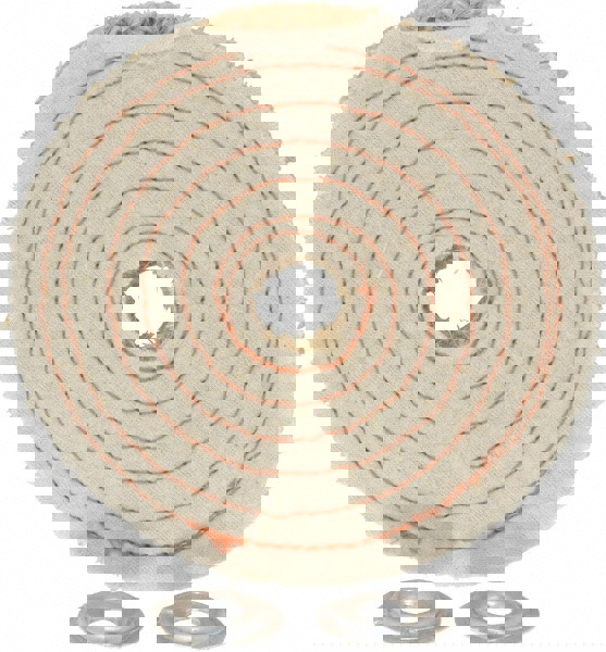 Unmounted Sisal with Cloth Cover Buffing Wheel: 6