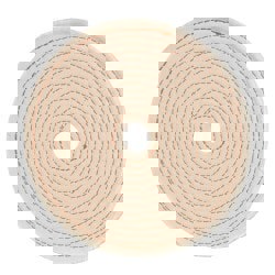 Unmounted Spiral Sewn Buffing Wheel: 8