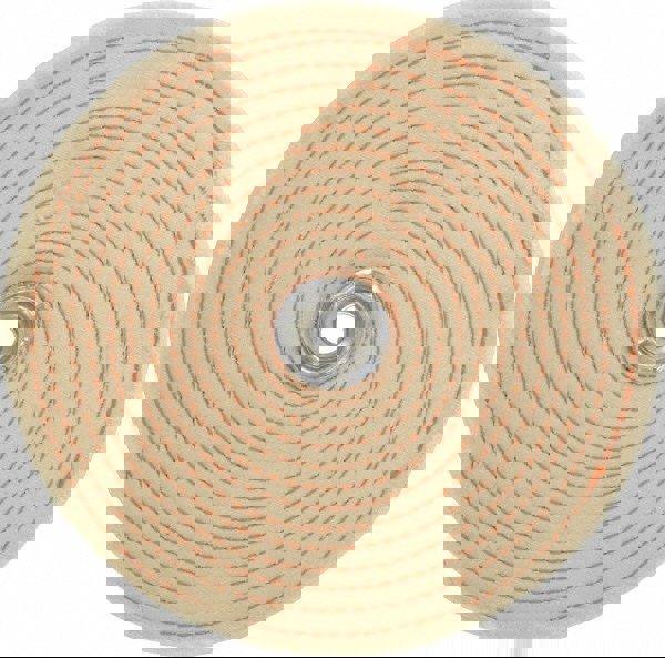 Unmounted Spiral Sewn Buffing Wheel: 8