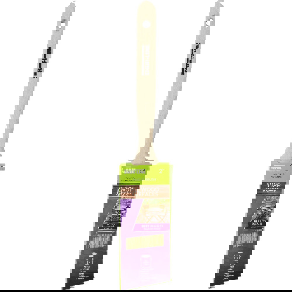 Paint Brush: White China, Natural Bristle