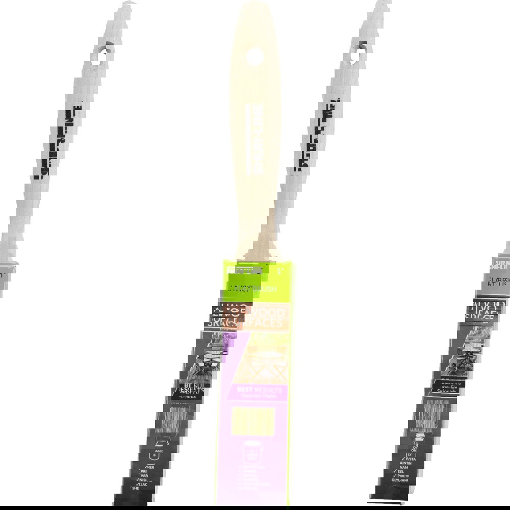 Paint Brush: White China, Natural Bristle