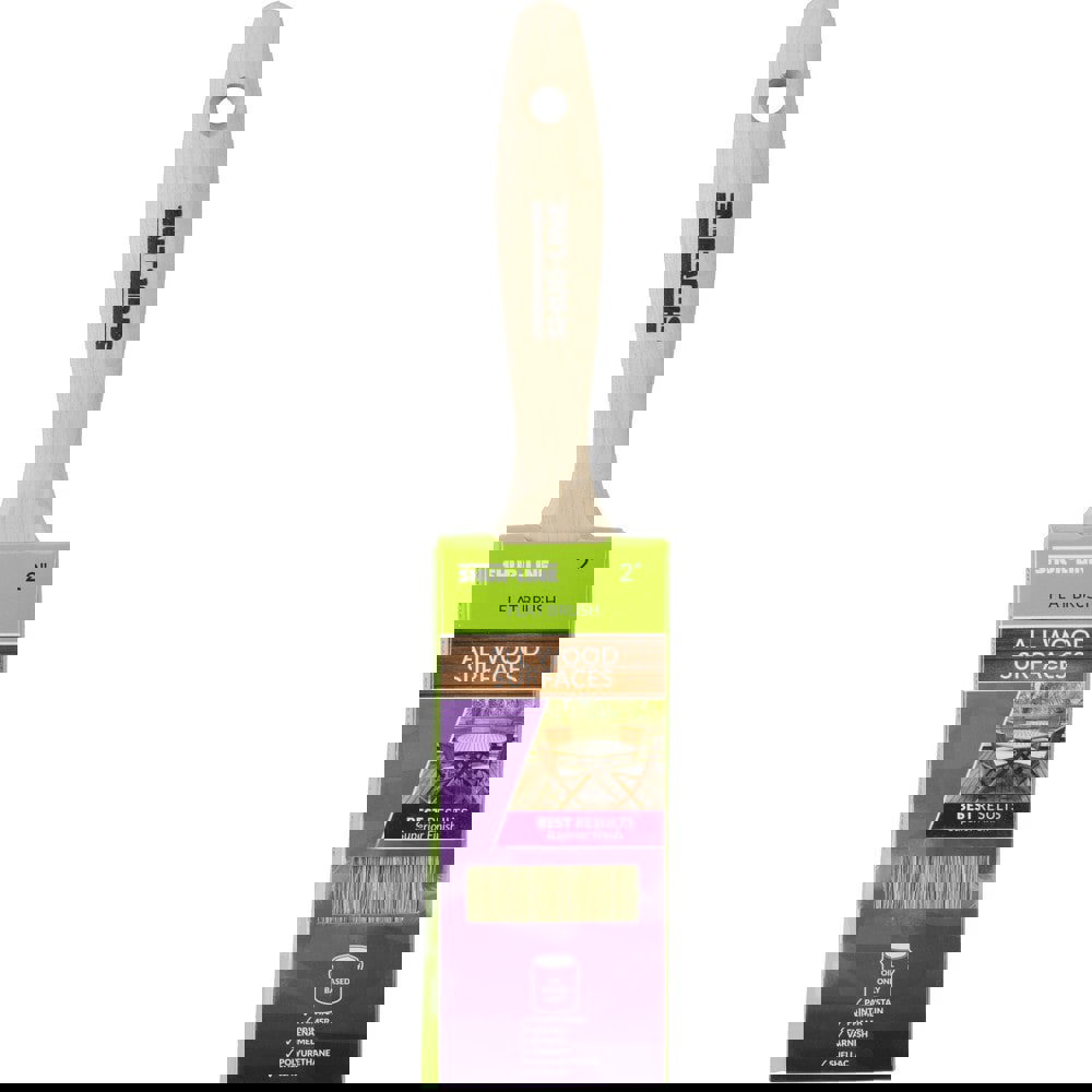 Paint Brush: White China, Natural Bristle