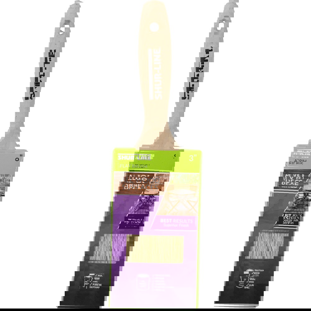 Paint Brush: White China, Natural Bristle