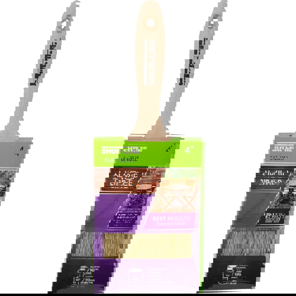 Paint Brush: White China, Natural Bristle