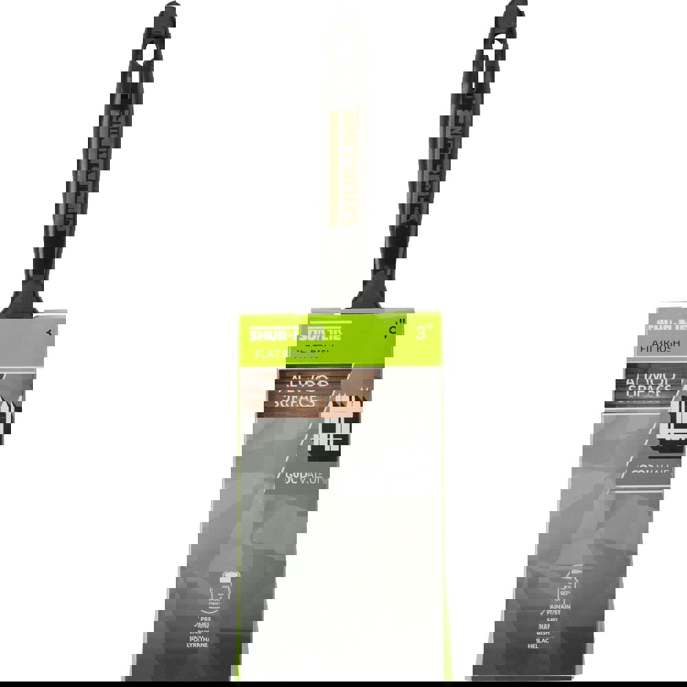 Paint Brush: Natural & Polyester, Synthetic Bristle