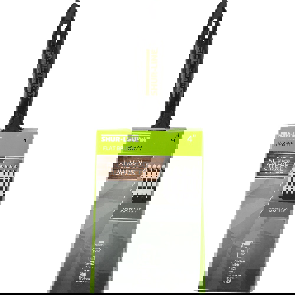 Paint Brush: Natural & Polyester, Synthetic Bristle