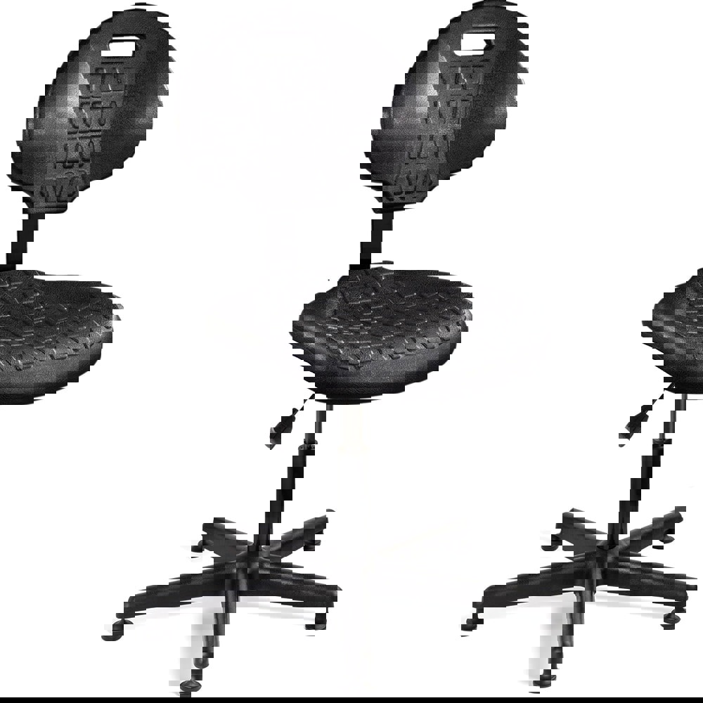 Task Chair: Polyurethane, Black