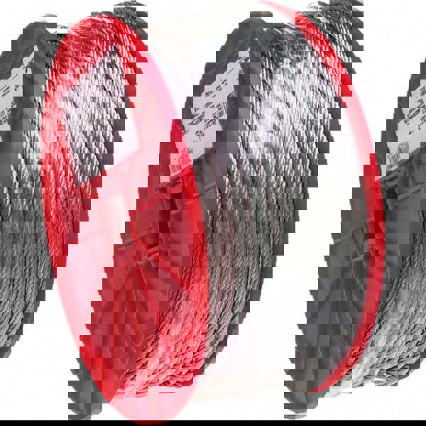 Wire Rope & Cable; Product Type: Cable ; Breaking Strength (Lb.): 2880 ; Bare Diameter (Fractional Inch): 3/8 ; Length Ft.: 150.00 ; Diameter (Inch, Fraction): 3/8 ; Color: Gray
