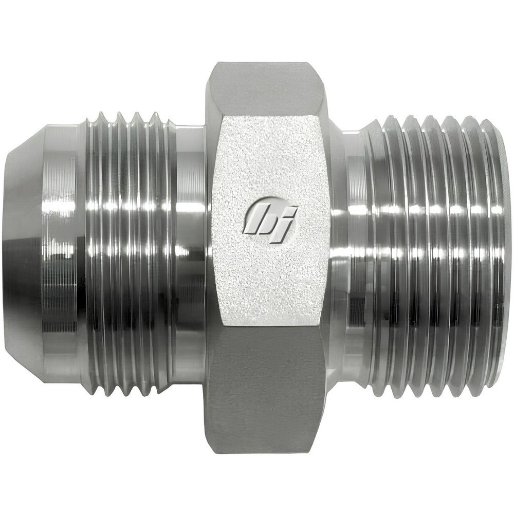 Metal Flared Tube Fittings; Flared Angle: 37 ; Material: Steel ; Thread Size: 1-1/2-11 x 1-7/8-12 ; End Connection: Male ; Minimum Working Temperature (Deg C): -53 ; Minimum Working Temperature (Deg F): -65