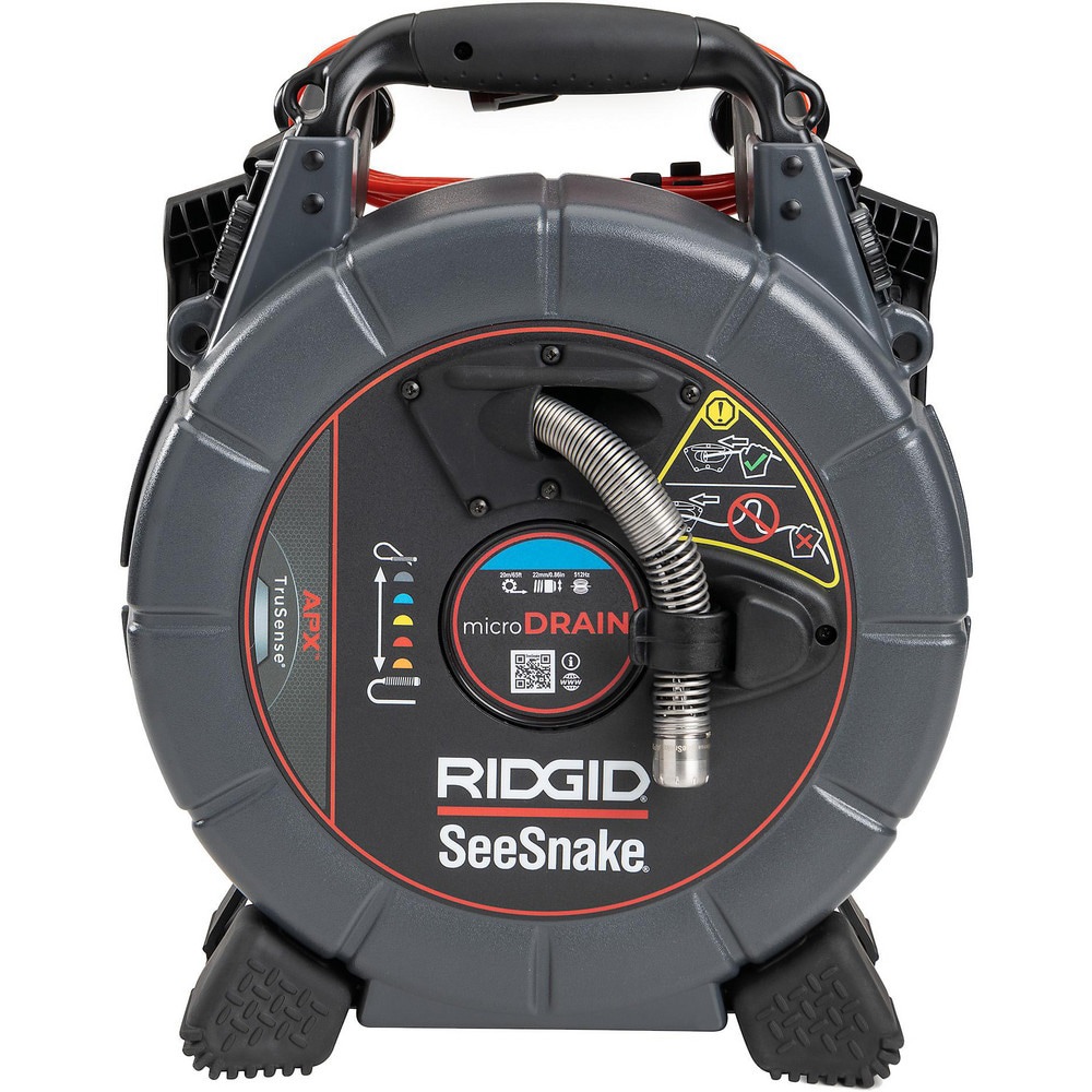 Inspection Camera Kits; Kit Type: Inspection Camera with Cable Reel ; Camera Type: Self-Leveling Head with TruSense ; Mount Type: Freestanding ; Audio Capability: No ; Magnification: 2x ; Display Type: LED
