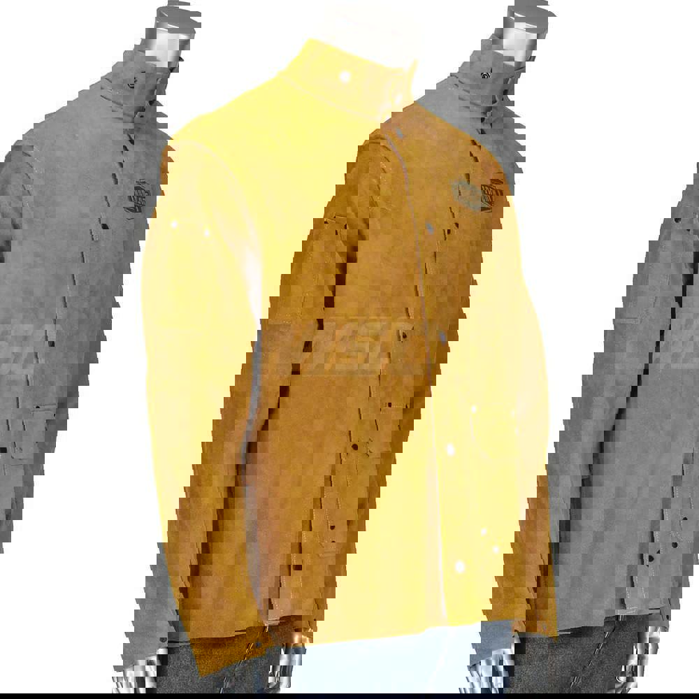 Jacket: Flame-Resistant & Heat-Resistant & Welding, Size 2X-Large, Leather