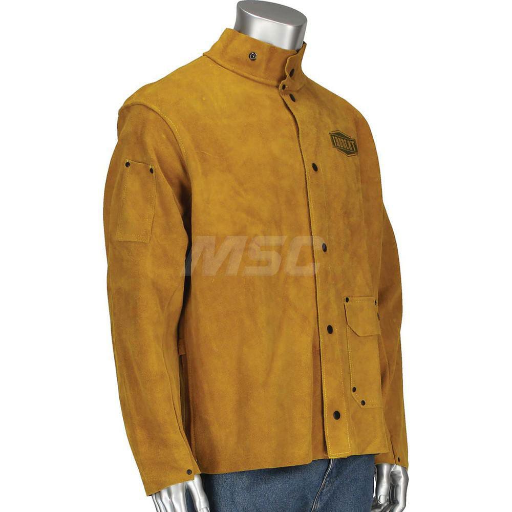 Jacket: Flame-Resistant & Heat-Resistant & Welding, Size 3X-Large, Leather