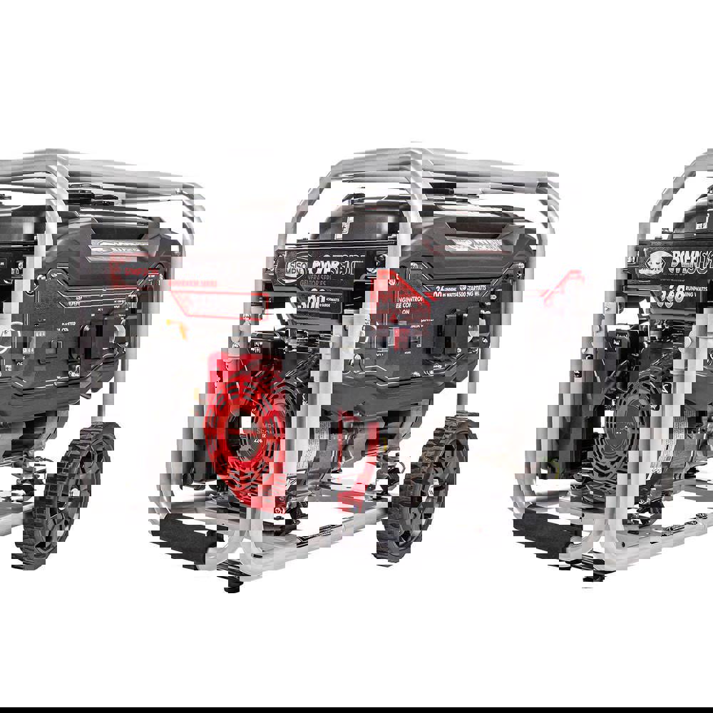 Portable Power Generator: Gasoline, 3,600W, 10 h, Recoil