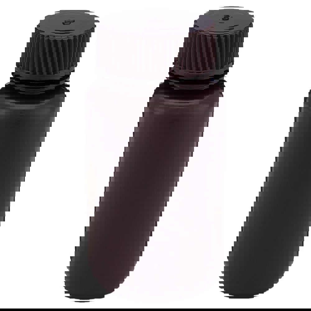 Jars, Bottles & Jugs; Container Type: Wide-Mouth Bottle ; Body Material: HDPE ; Material Family: Plastic ; Body Color: Amber ; Color: Amber ; Volume Capacity: 125 mL