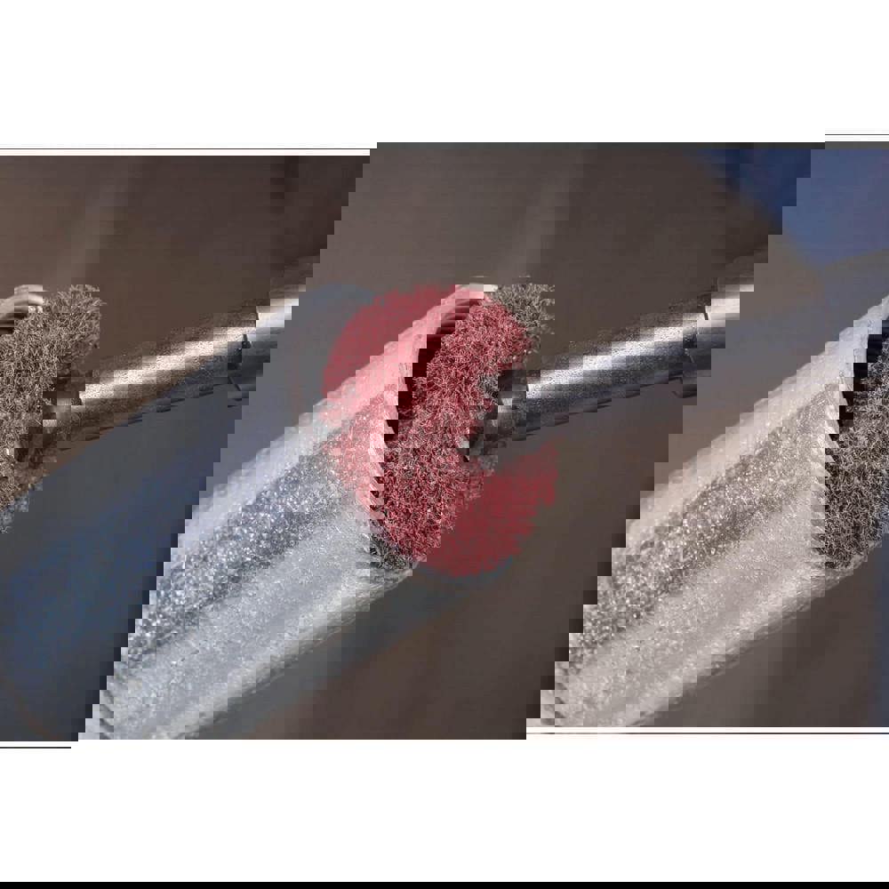 Cross Buffs; Buff Diameter (Fractional Inch): 1 ; Grade: Very Fine ; Density: Extra Soft ; Face Width (Inch): 3/8 ; Thread Size: #8-32 ; Maximum RPM: 20000