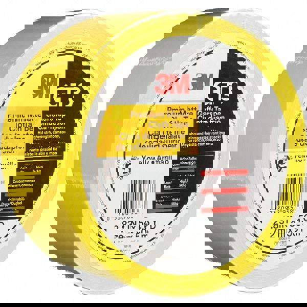 Gaffers Tape: 72 mm Wide, 50 m Long, Yellow