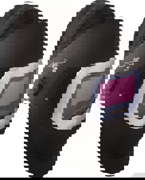 Welding Helmet: Black & Gray, Polycarbonate, Shade 5 & 8 to 13