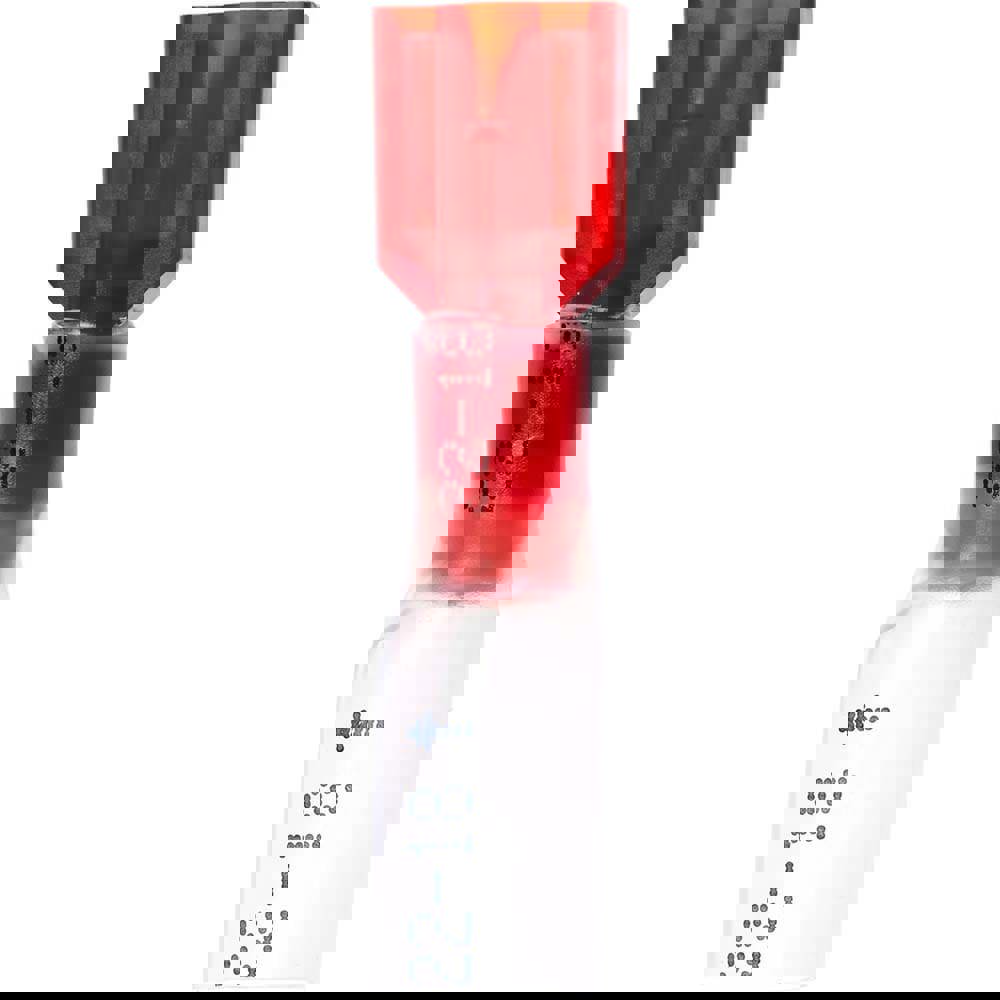 Wire Disconnect: Female, Red, Nylon Heat Shrink, 22-18 AWG, 1/4