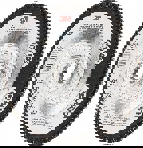 Flap Disc: 5/8-11 Hole, 60 Grit, Zirconia Alumina, Type 27