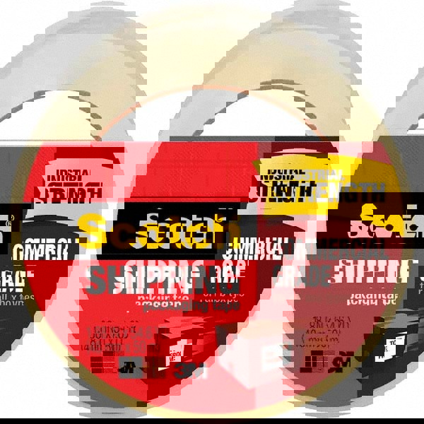 Packing Tape: Clear, Hot Melt Adhesive