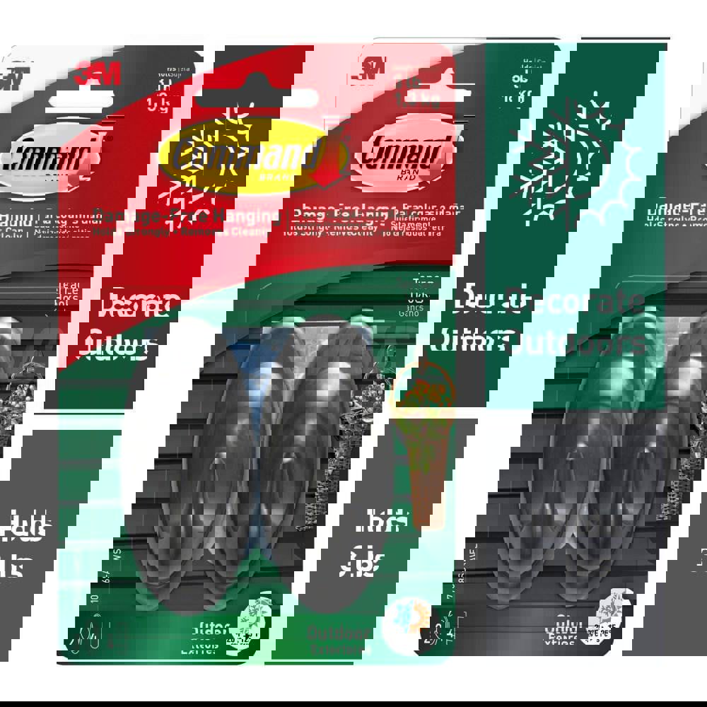 Storage Hook: Adhesive Back Mount, 1.25