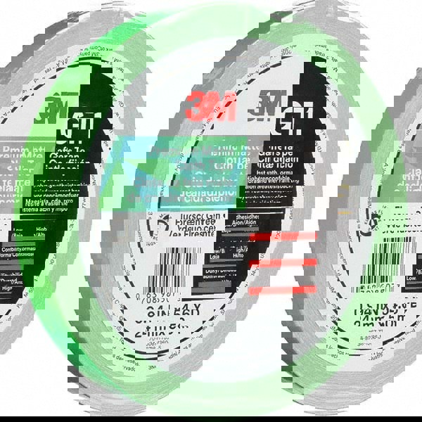 Gaffers Tape: 24 mm Wide, 50 m Long, Fluorescent Green