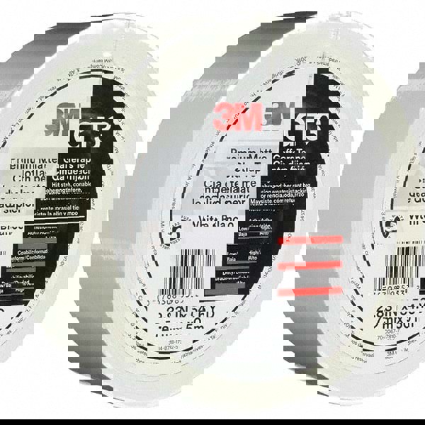 Gaffers Tape: 72 mm Wide, 50 m Long, White