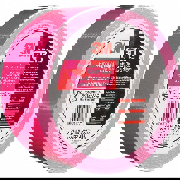 Gaffers Tape: 72 mm Wide, 50 m Long, Fluorescent Pink