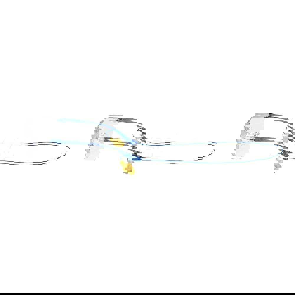 Virtua Sport CCS Protective Eyewear, Blue Plastic Frame, Clear Polycarbonate Lens