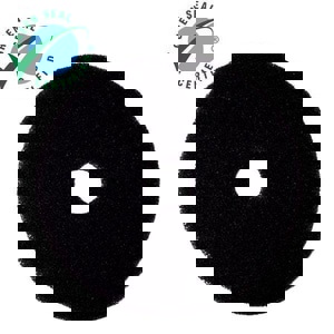 Floor Pads, Bonnets & Screens; Type: Niagara Black Stripping Pad 7200N ; Product Type: Floor Pad ; Material: Non-Woven Nylon; Non-Woven Polyester ; Pad Color: Black ; Pad Length (Inch): 1 ; Pad/Brush Diameter (Fractional Inch): 20