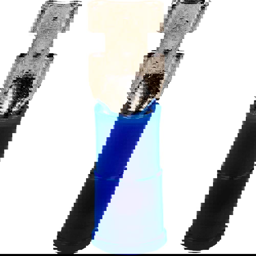 Wire Disconnect: Female, Blue, Vinyl, 16-14 AWG, 1/4