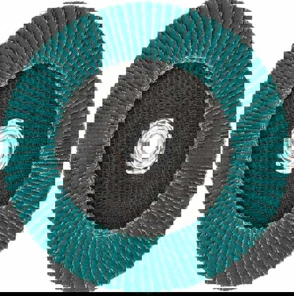 Flap Disc: 5/8-11 Hole, 36 Grit, Zirconia Alumina, Type 29