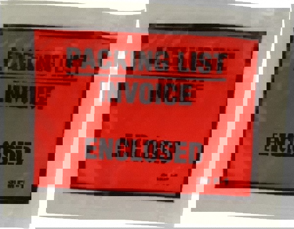 Packing Slip Envelope: Packing List/Invoice Enclosed, 1,000 Pc