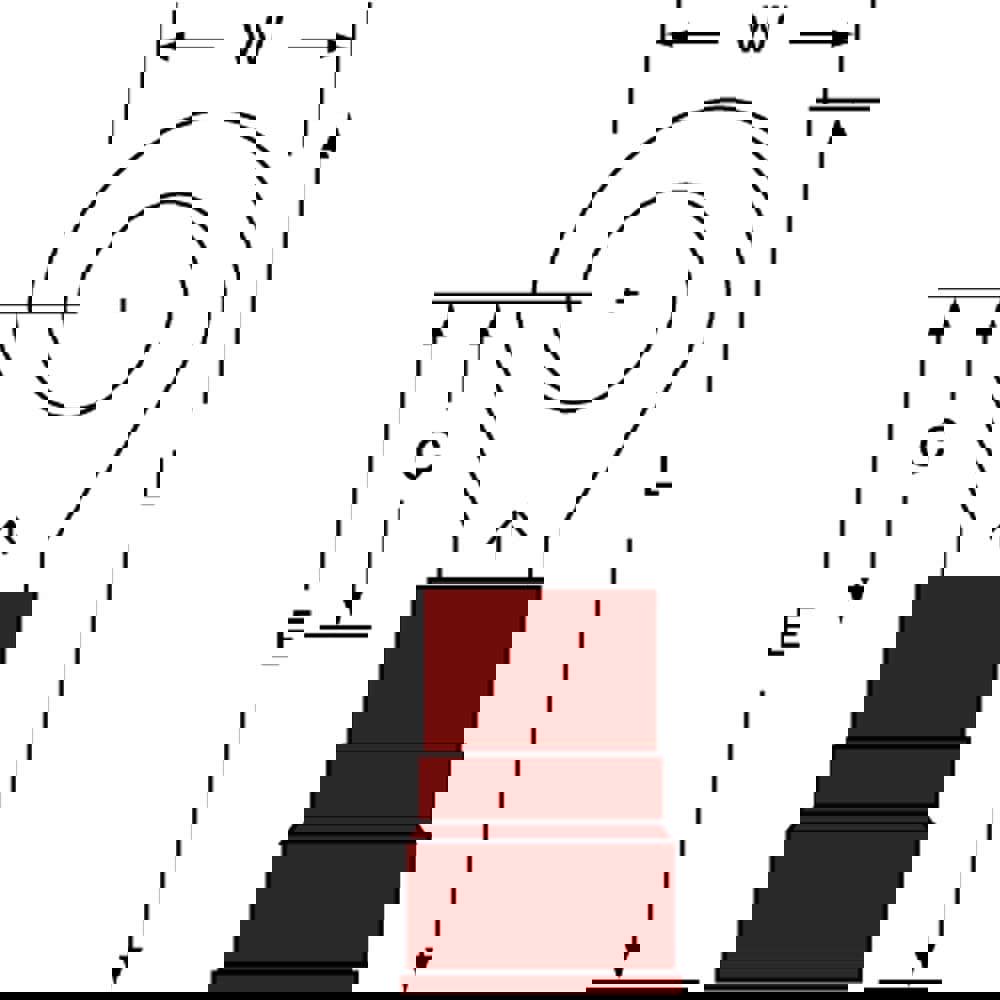 Circular Ring Terminal: Partially Insulated, 8 to 8 AWG, Crimp Connection