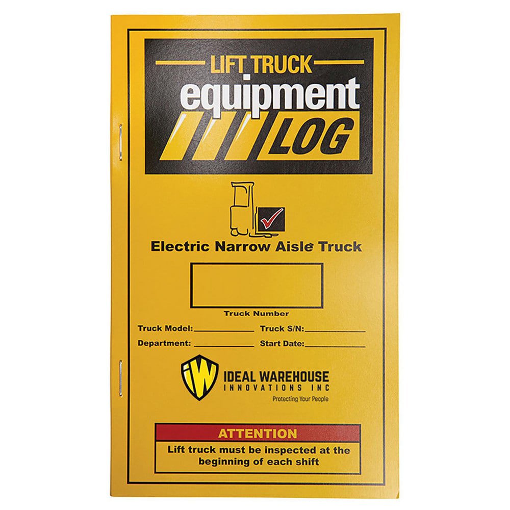 Information Centers, Stations & Binders; Product Type: Inspection Checklist ; Topic: Electric Narrow Aisle ; Language: English ; UNSPSC Code: 60106108