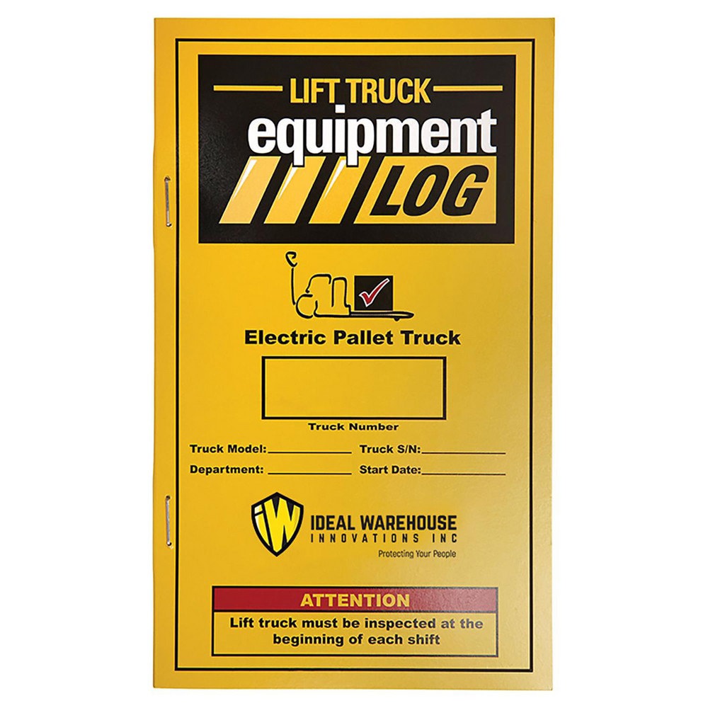 Information Centers, Stations & Binders; Product Type: Inspection Checklist ; Topic: Electric Pallet Truck ; Language: English