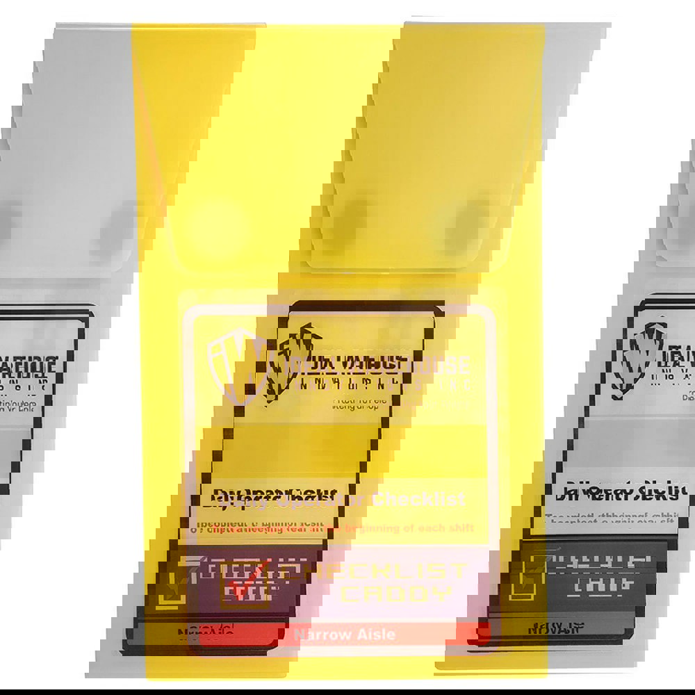 Information Centers, Stations & Binders; Product Type: Inspection Checklist