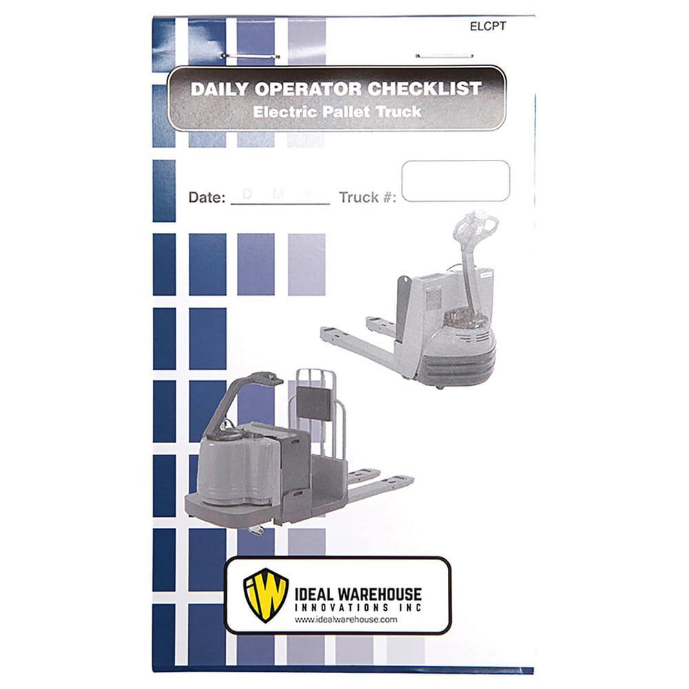Information Centers, Stations & Binders; Product Type: Inspection Checklist