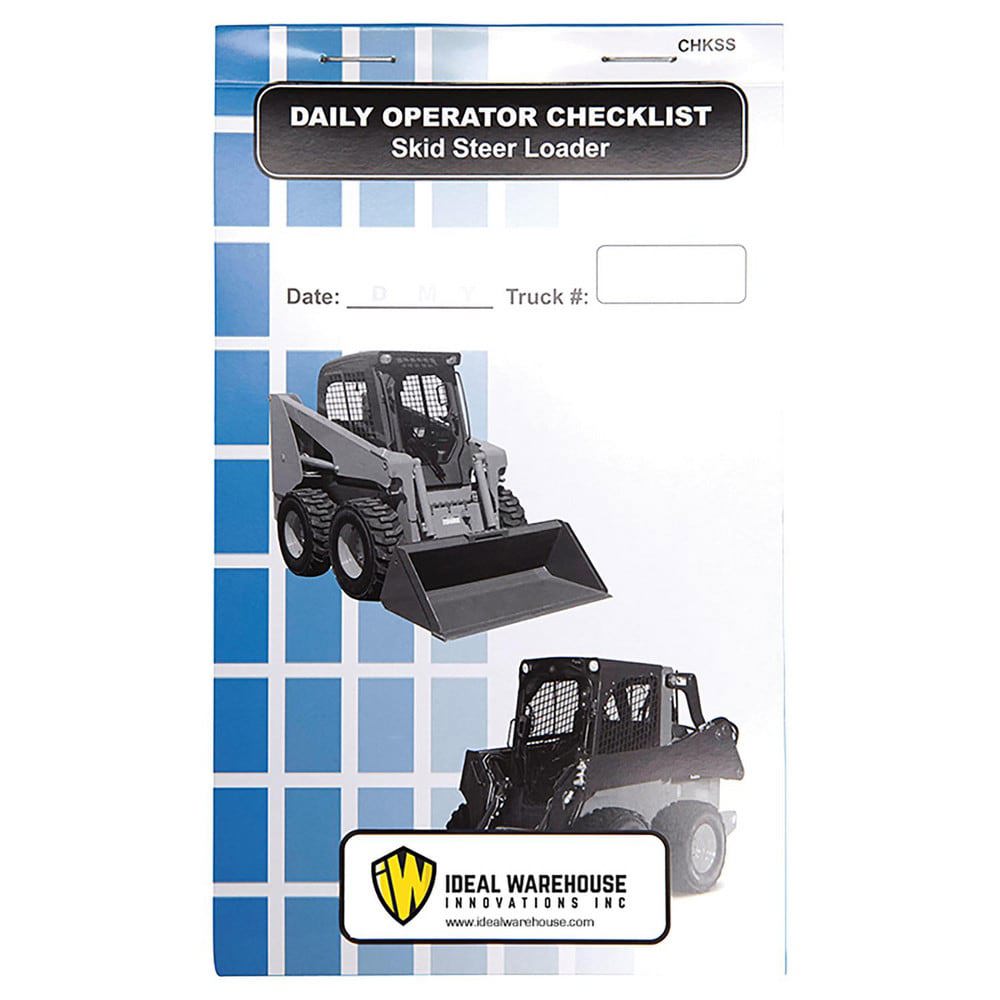 Information Centers, Stations & Binders; Product Type: Inspection Checklist