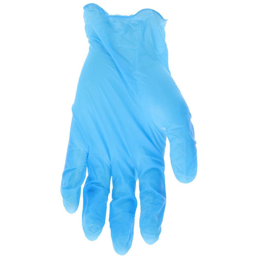 Disposable Glove: Series Chemtech, Size Large, 4.0 mil, Not Coated, Nitrile and Vinyl Blend, Food Grade, Powder-Free