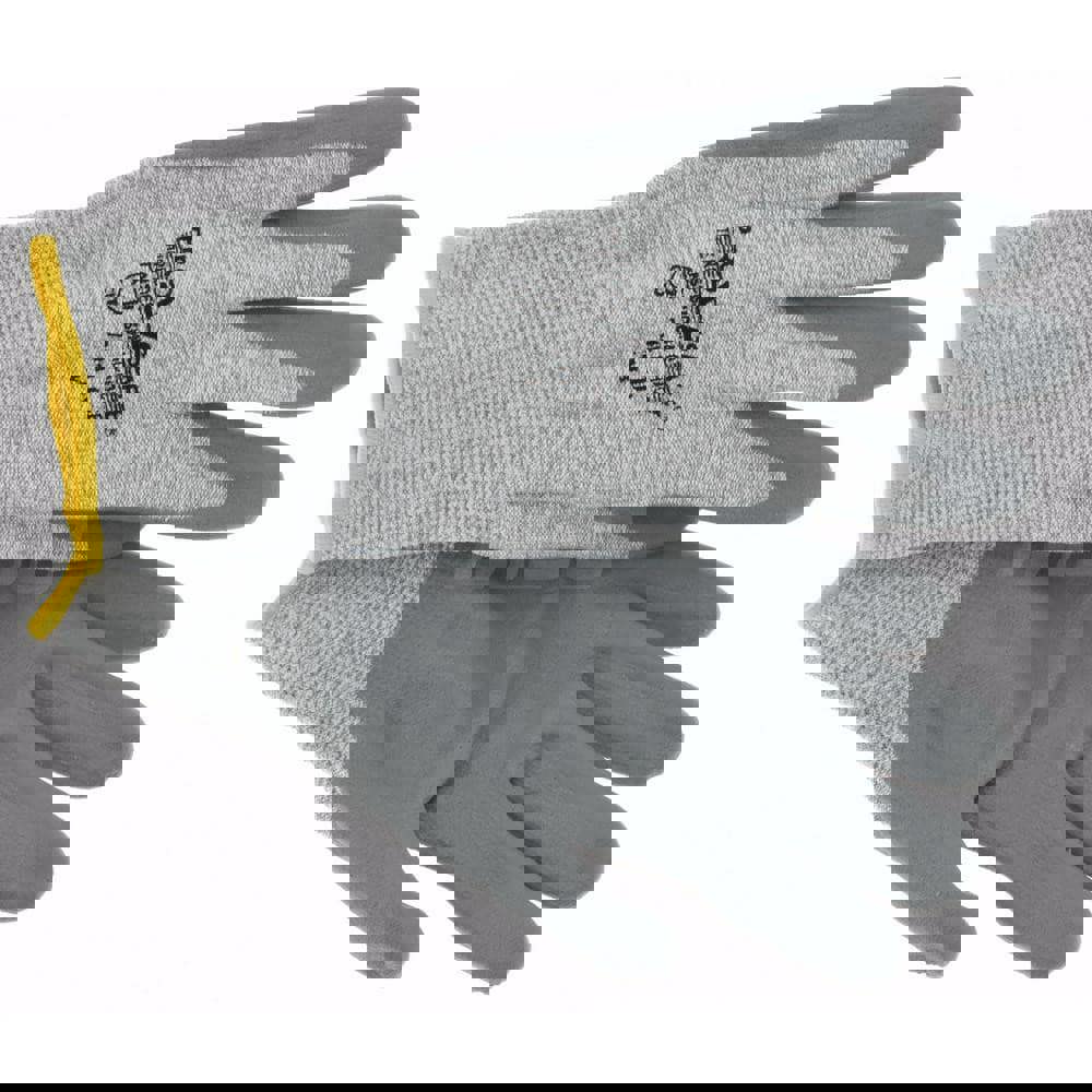 Cut-Resistant Gloves: PRO-SAFE Size Medium, ANSI Cut A2, ANSI Puncture 3, Nitrile, Dyneema