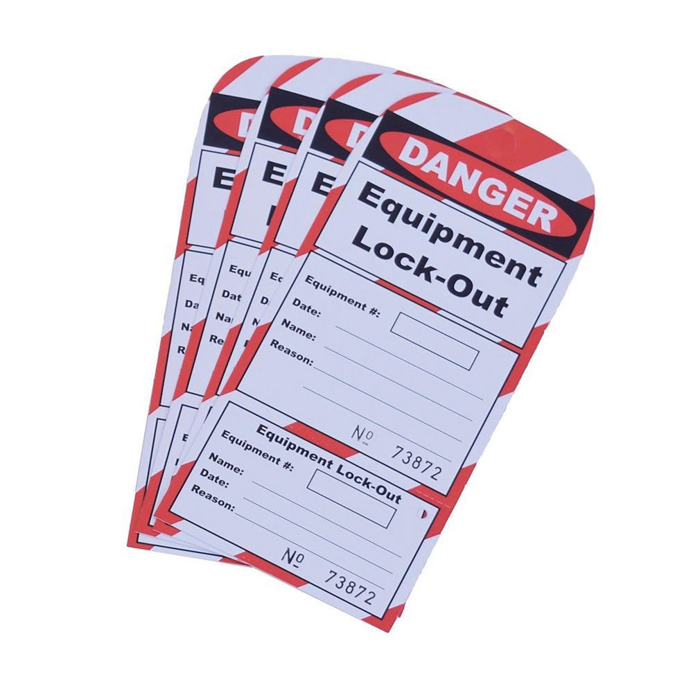 Lockout & Do Not Operate Tag: Rectangle, 1.75