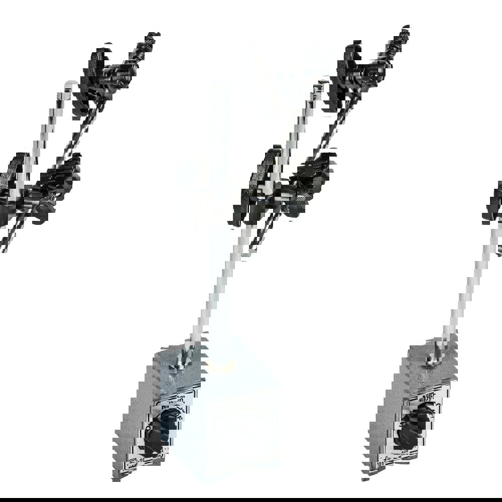 Indicator Transfer & Comparator Gage Stands; Fine Adjustment: No ; Includes Anvil: Yes ; Includes Dial Indicator: No ; Includes Holder: Yes ; Calibrated: No ; Base Height: 3.5in