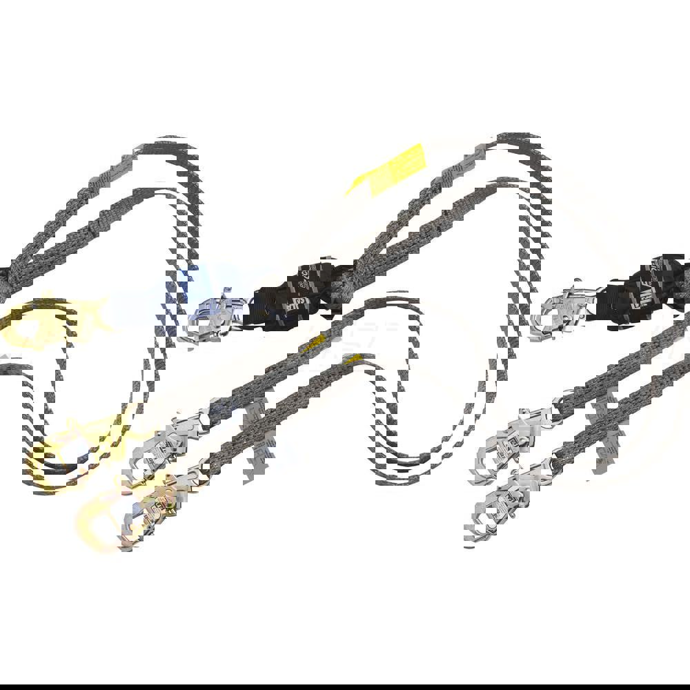 Lanyards & Lifelines; Load Capacity: 420lb; 190kg ; Lifeline Material: Polyester ; Capacity (Lb.): 420 ; End Connections: Snap Hook ; Maximum Number Of Users: 1 ; Anchorage Connection: Tie-Back Snap Hook