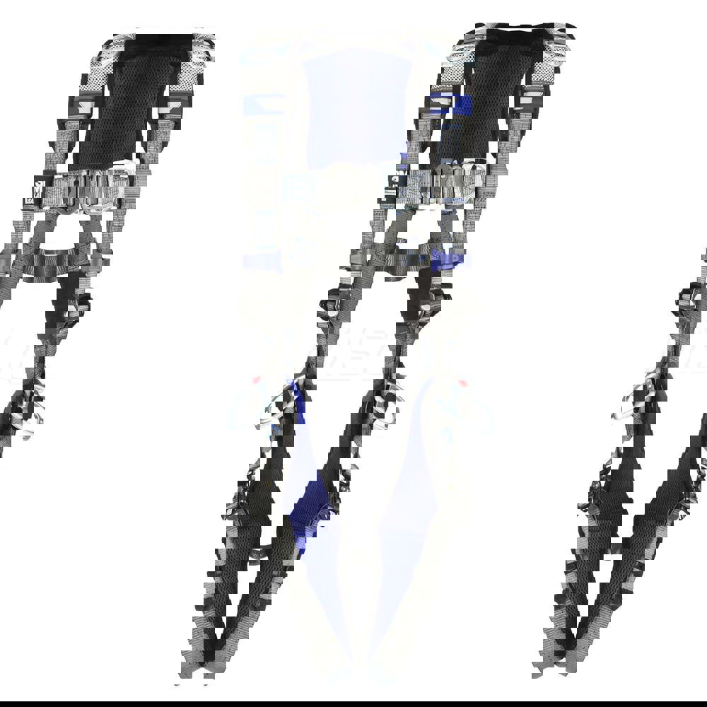 Fall Protection Harnesses: 420 Lb, Vest Style, Size Medium, For Climbing Positioning Retrieval & Rescue, Back Front Hips & Shoulder