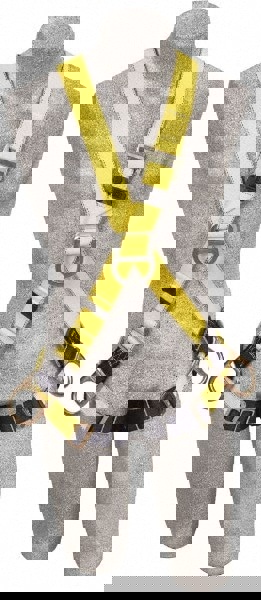 420 Lb Capacity, Size XL, Full Body Cross-Over Safety Harness