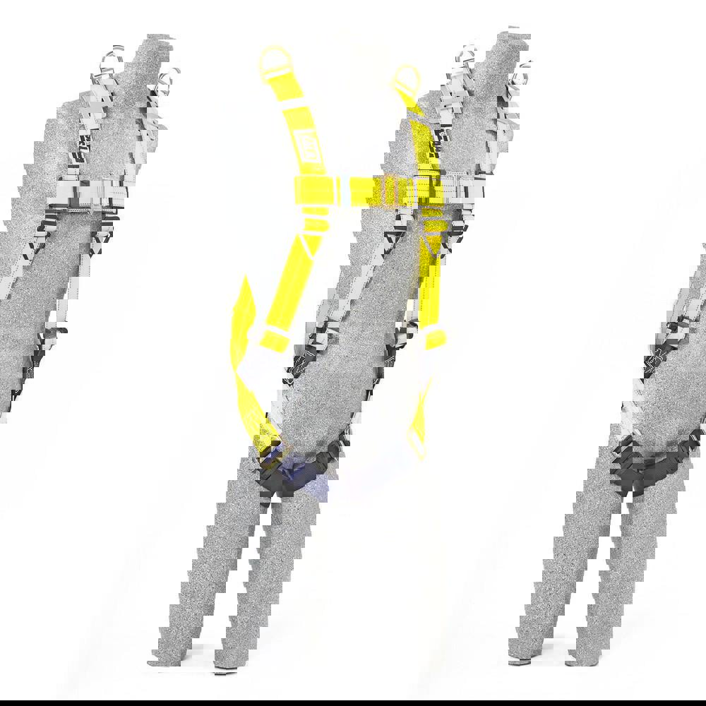 Fall Protection Harnesses: 420 Lb, Vest Style, Size X-Large, For Retrieval & Rescue, Polyester, Back & Shoulder