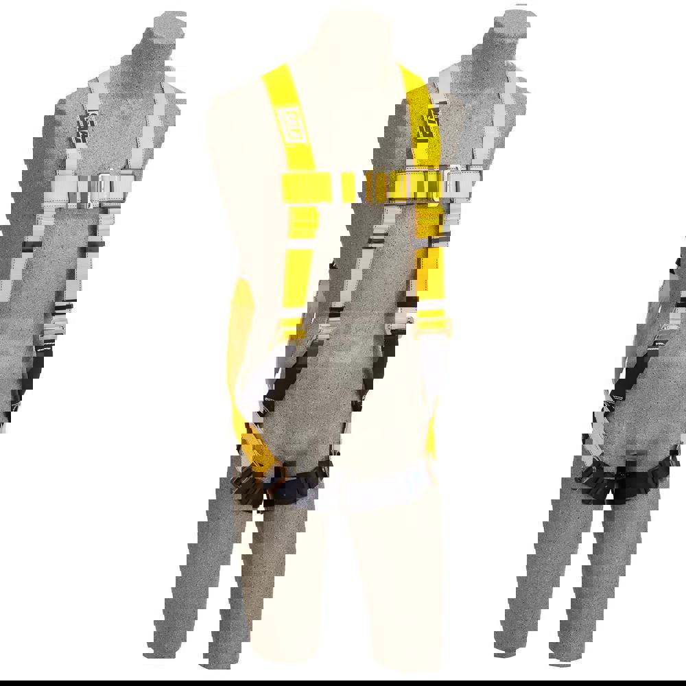 Fall Protection Harnesses: 420 Lb, Construction Style, Size Universal, For General Industry, Polyester, Back