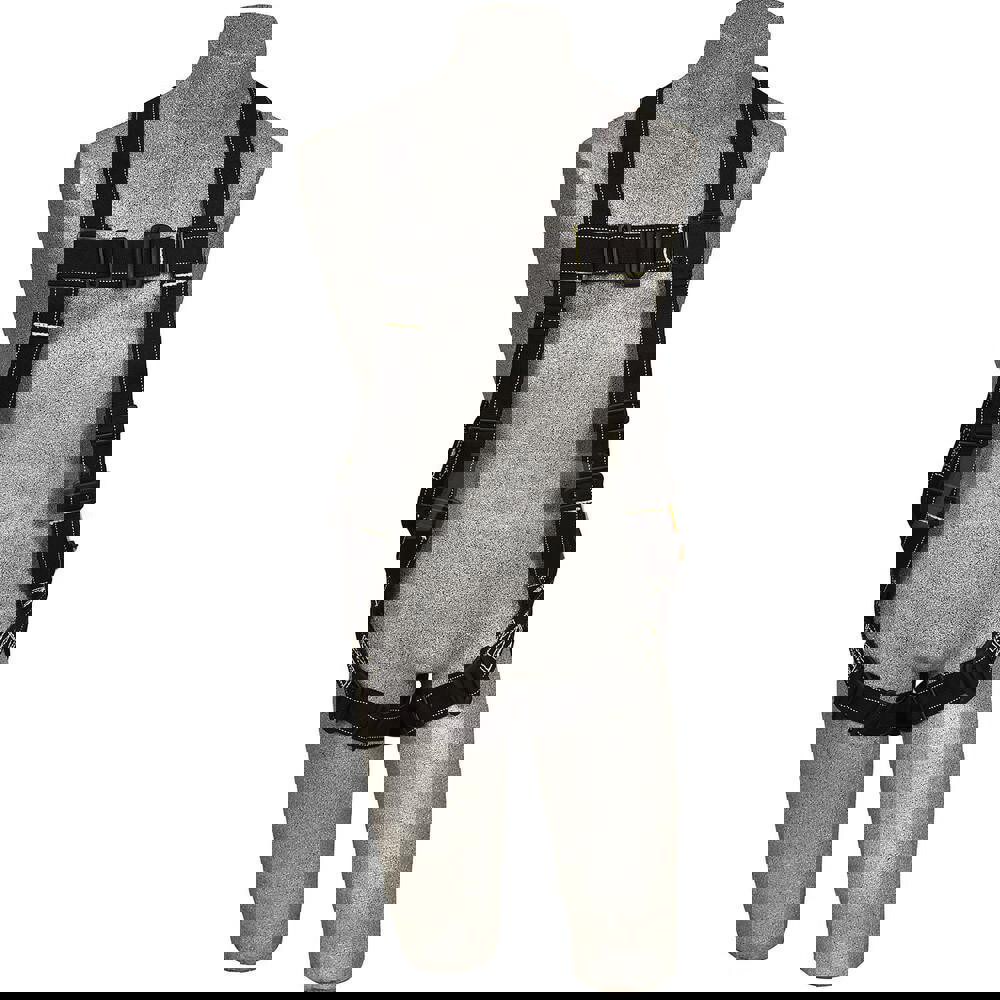 Fall Protection Harnesses: 310 Lb, Welder Style, Size X-Large, For General Industry, Nomex & Kevlar, Back